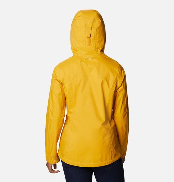 Columbia EvaPOURation Rain Jacket Yellow For Women's NZ16793 New Zealand